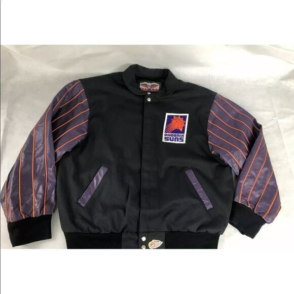 NBA Phoenix  suns Jeff Hamilton varsity bomber vintage Kevin Durant bulls la - Picture 1 of 3